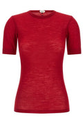 Versace Embroidered Ribbed Knitted T-Shirt