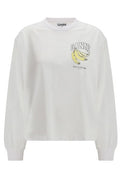 Ganni Cherries Printed Long-Sleeved T-Shirt