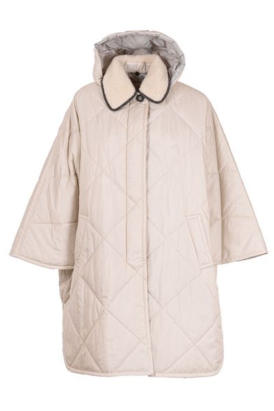 Brunello Cucinelli Wide-Sleeved Drawstring Quilted Coat