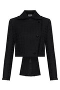 Alexander McQueen Frayed Asymmetric Blazer