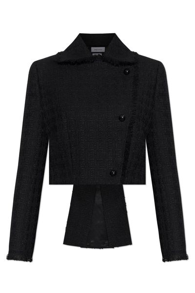 Alexander McQueen Frayed Asymmetric Blazer