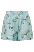 Ganni Printed Satin Shorts