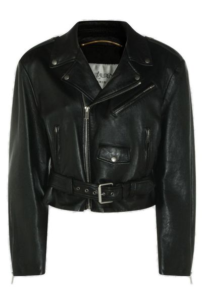 Saint Laurent Zip-Up Biker Jacket
