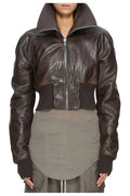 Rick Owens Zip-Up Cropped Jacket