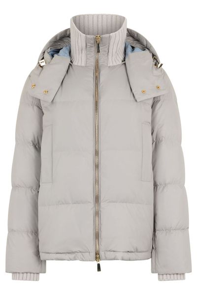 Malo Hooded Zip-Up Down Jacket