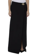Valentino Logo Plaque Maxi Pencil Skirt