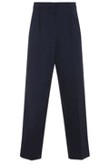 Miu Miu Logo-Detailed Pleated Trousers