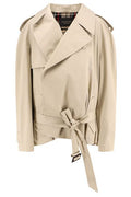Balenciaga Belted Button-Up Trench Coat
