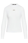 Jacquemus Logo Patch Long-Sleeved Top
