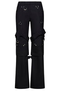 Off-White Buckle Detailed Wide Leg Pants