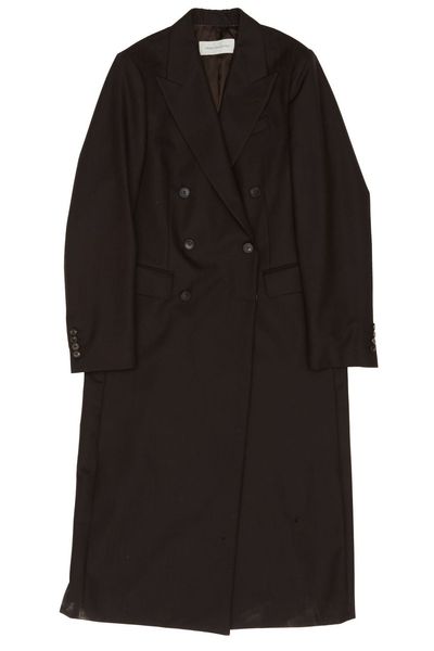 Dries Van Noten Double-Breasted Long Coat