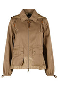 Moncler Adenium Logo Patch Hooded Coat