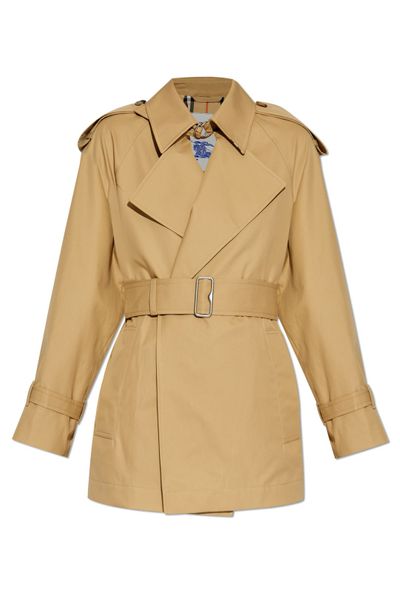 Burberry Belted Waist Trench Short Coat