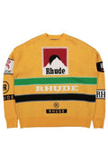 Rhude Logo Intarsia Crewneck Jumper