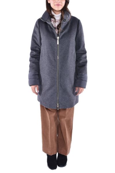 Moorer Abete High-Neck Coat