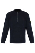 Stone Island Logo Patch High Neck Jumper