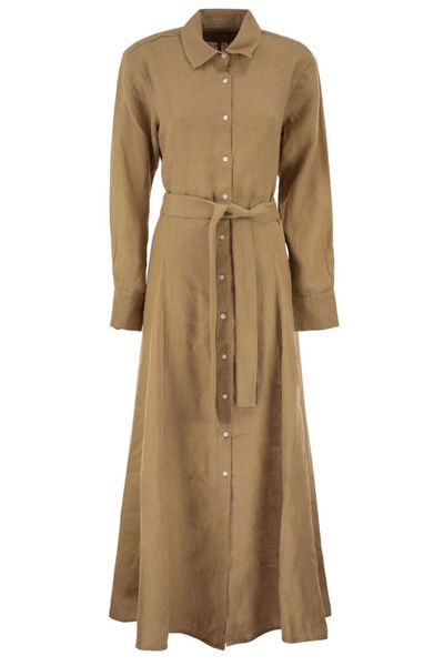 Polo Ralph Lauren Belted Long Shirt Dress