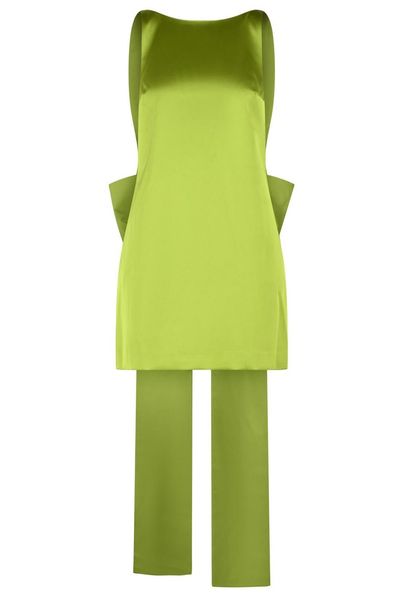 Self-Portrait Amibo Bow-Back Jumpsuit