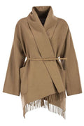 Max Mara Abilita Fringed Belted Coat
