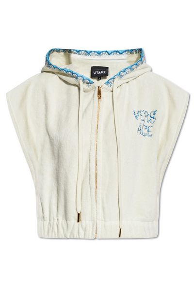 Versace Hooded Zipped Gilet