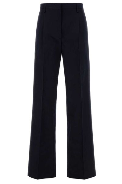 Prada Pleated Straight-Leg Pants
