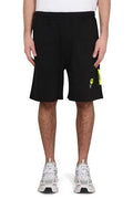Barrow Logo Printed Straight Hem Shorts