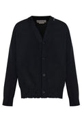 Marni V-Neck Distressed Cardigan