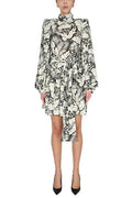 Saint Laurent Floral Printed Mini Dress