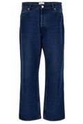 AMI Logo-Patch Straight-Leg Jeans