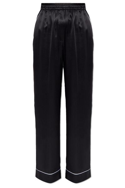 Dolce & Gabbana Contrasting Piping Pajama Pants