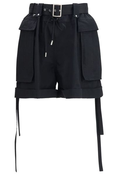 Alexander McQueen Belted Cargo Shorts