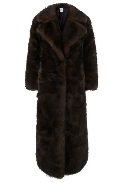 Apparis Gabrielle Maxi Faux Fur Coat