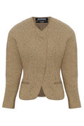 Jacquemus Ovalo Speckled Fitted Blazer