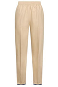 Prada Elastic-Waist Straight-Leg Pants
