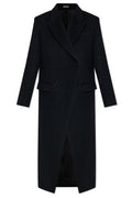 Alexander McQueen Double-Breasted Felt Coat