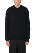 Uma Wang Ribbed Polo V-Neck Knitted Jumper