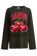 Ganni Oversized Graphic Jumper