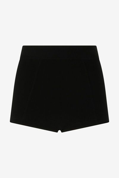 Roberto Cavalli High-Rise Knitted Shorts