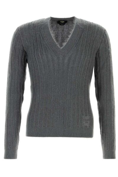 Fendi V-Neck Long Sleeved Jumper