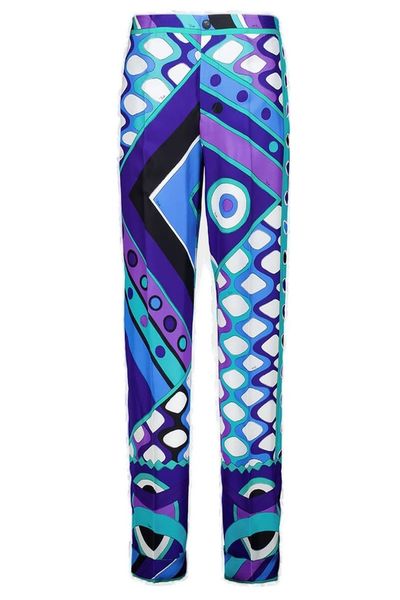 PUCCI Vivara-Printed Mid-Rise Pants
