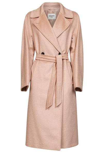 Weekend Max Mara Belted Double-Breasted Coat