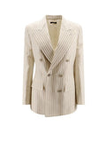 Tom Ford Striped Double-Breasted Blazer