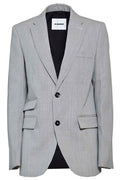 Jil Sander Single-Breasted Checked Blazer