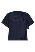 Weekend Max Mara Wkdrecente Tie Detailed Short-Sleeved Top