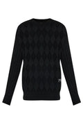 Balmain Diamond Pattern Knit Sweater