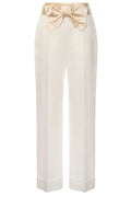 Valentino Bow Detailed Pleated Trousers