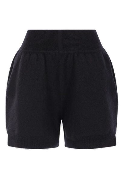 Rick Owens Elasticated Waistband Side-Slit Shorts