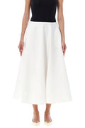 Valentino Straight Hem A-Line Skirt