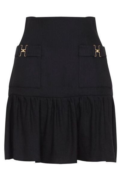 Elisabetta Franchi Jewel Detailed Skirt