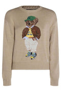 Polo Ralph Lauren Polo Bear Intarsia-Knit Crewneck Jumper